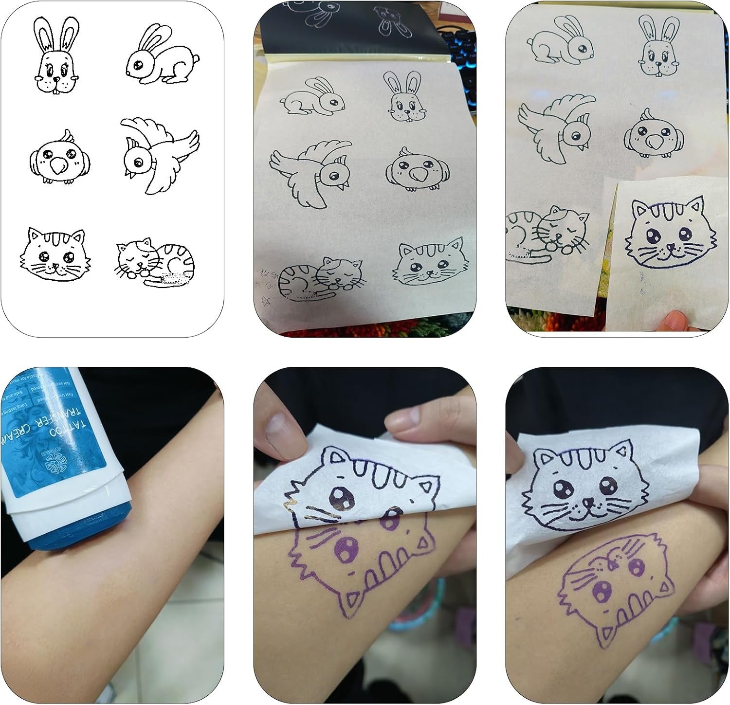 PAPEL PARA TRANSFERENCIA DE TATUAJES DYJ-DYZ1