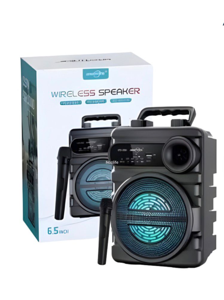 PARLANTE BLUETOOTH CON MICROFONO INALÁMBRICO MODELO GTS-2065