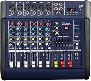 CONSOLA DE AUDIO PROFESIONAL 8 CANALES YX-X9856