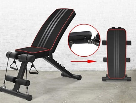 BANCO FITNESS C/LIGAS MULTIUSOS