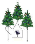SET DE ÁRBOLES NAVIDEÑOS LED SOLARES - MODELO FEL2605112