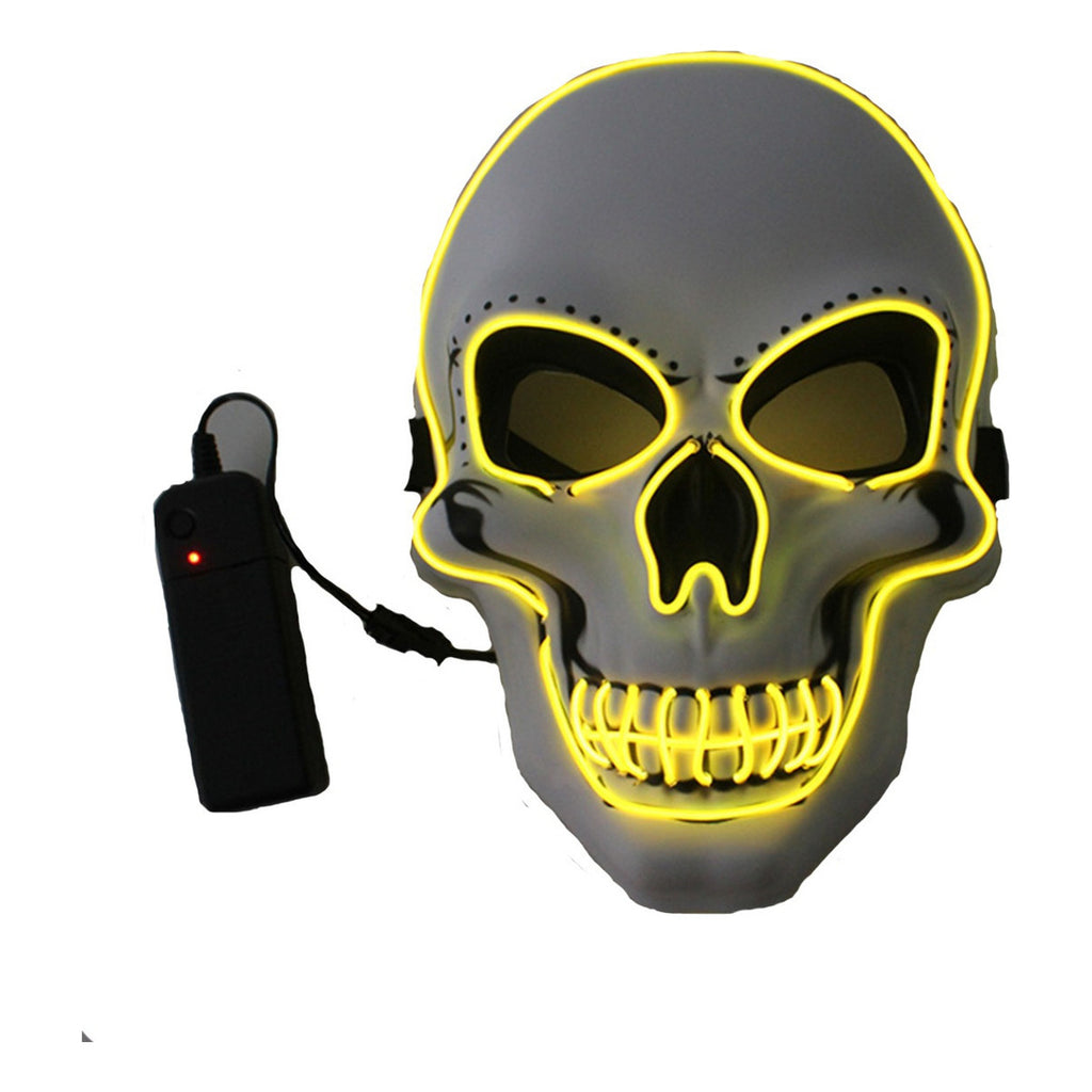 MÁSCARAS LED DE HALLOWEEN CALAVERA