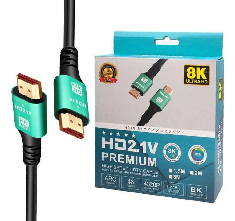CABLE HDMI 8K ULTRA HD ALTA VELOCIDAD 1.5 METROS