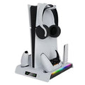 SOPORTE DE PARED PARA PS5 / PS5 SLIM CON RGB YZC-501