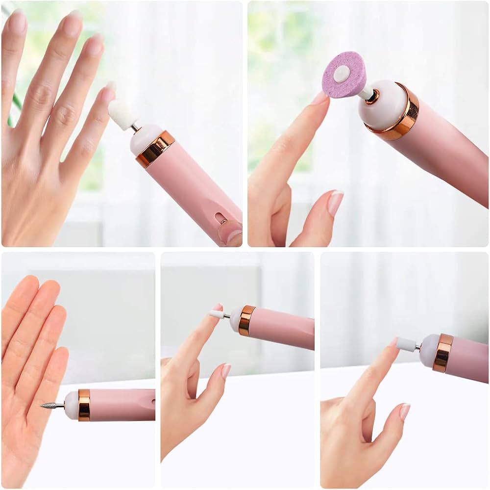 DRILL PARA UÑAS PORTÁTIL TIPO LÁPIZ CON LUZ