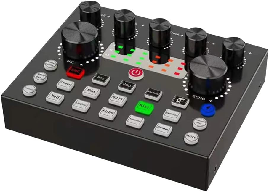 MICRÓFONO CONDENSER + TARJETA DE SONIDO BLUETOOTH BM-800 + V8STZ