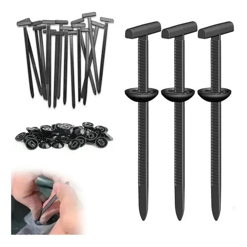 GASAS PLASTICAS PARA CARROCERIA SET 25 UNIDADES