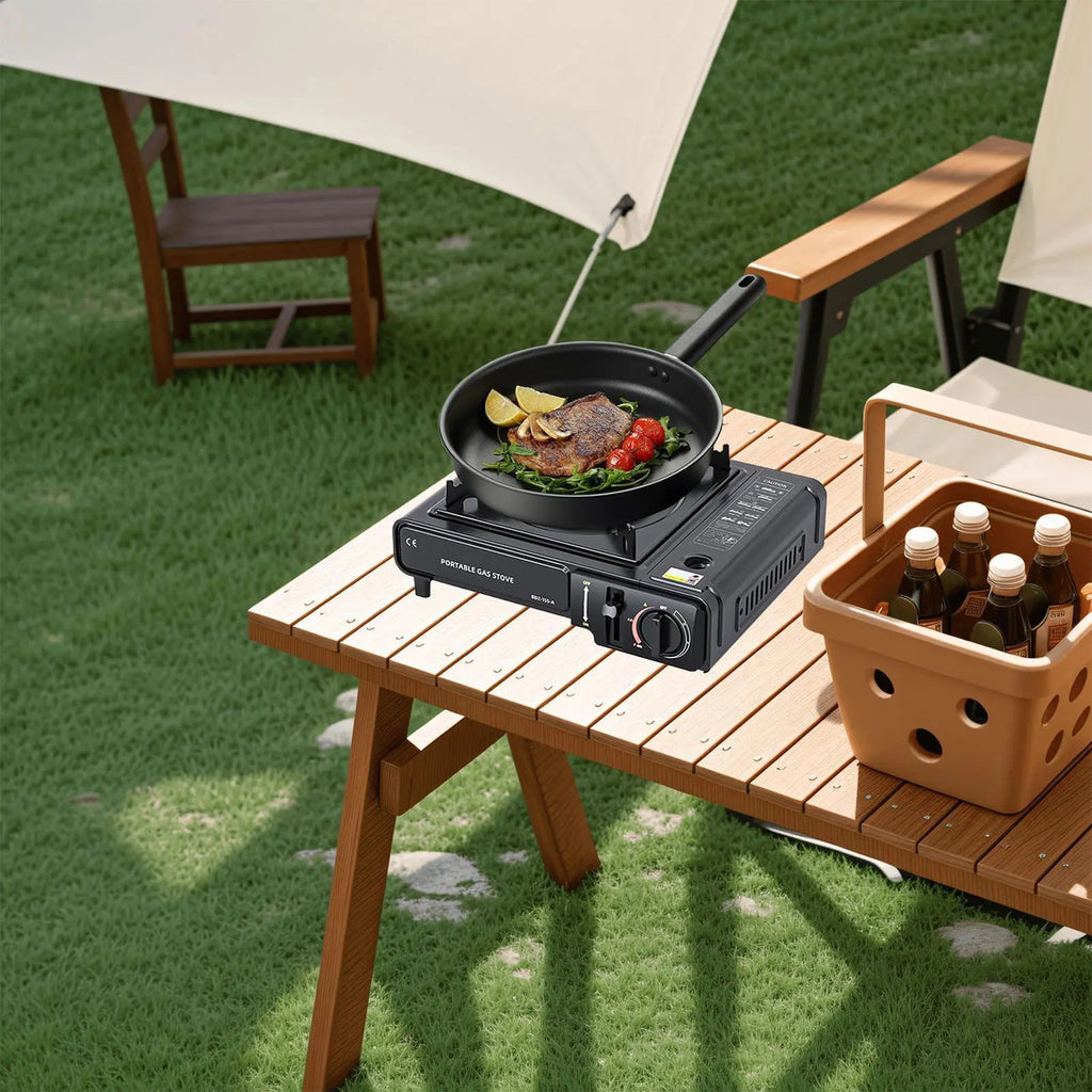 COCINA DE GAS PARA CAMPING ACOPLE CILINDRO (MALETÍN)