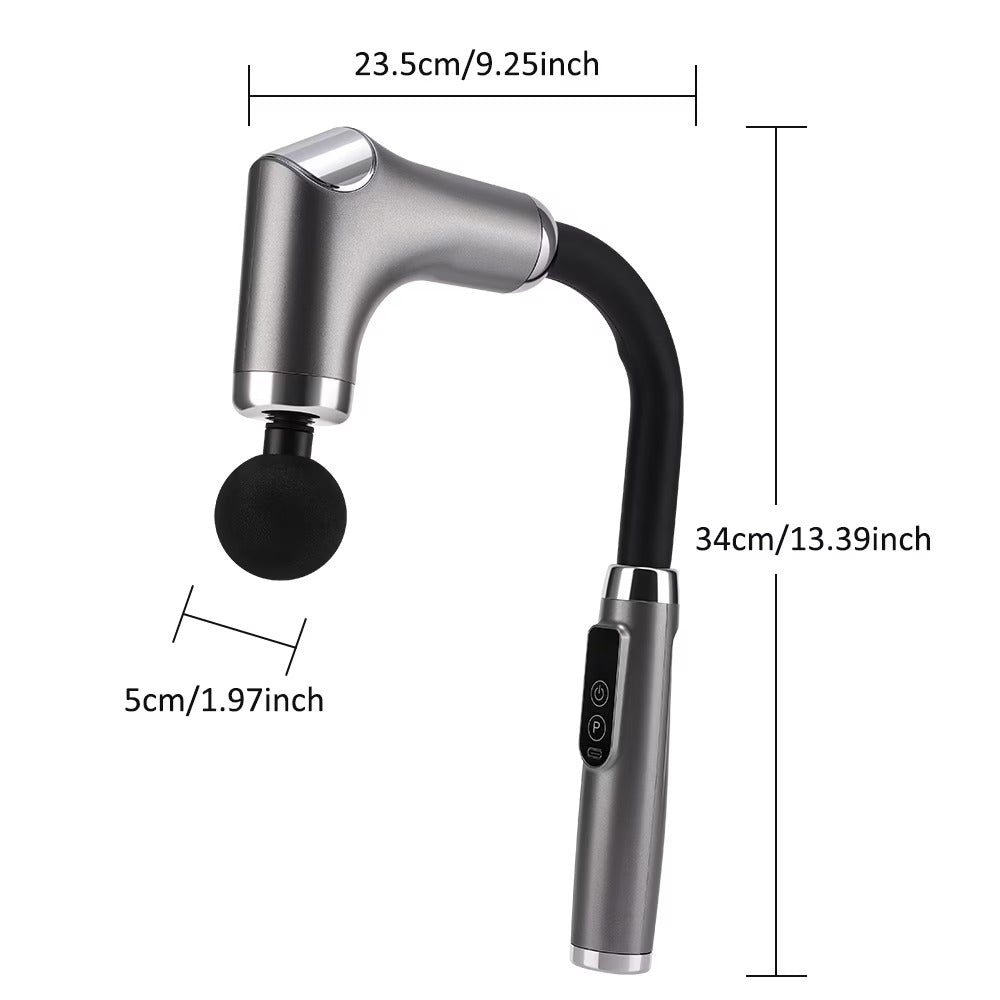 PISTOLA DE MASAJES CORPORAL CON MANGO LARGO FH-318