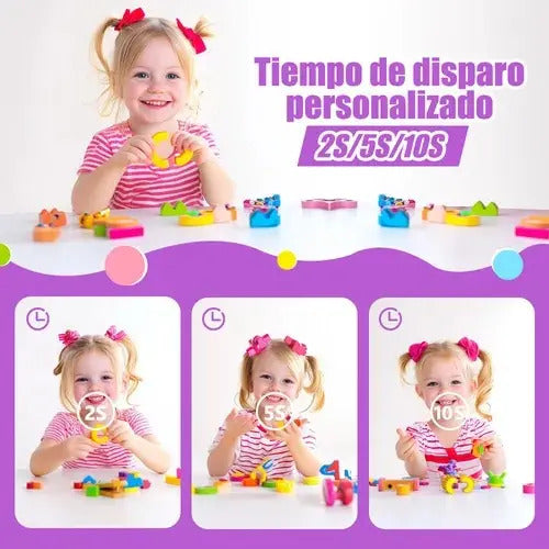 CÁMARA DIGITAL INFANTIL HD DOBLE LENTE