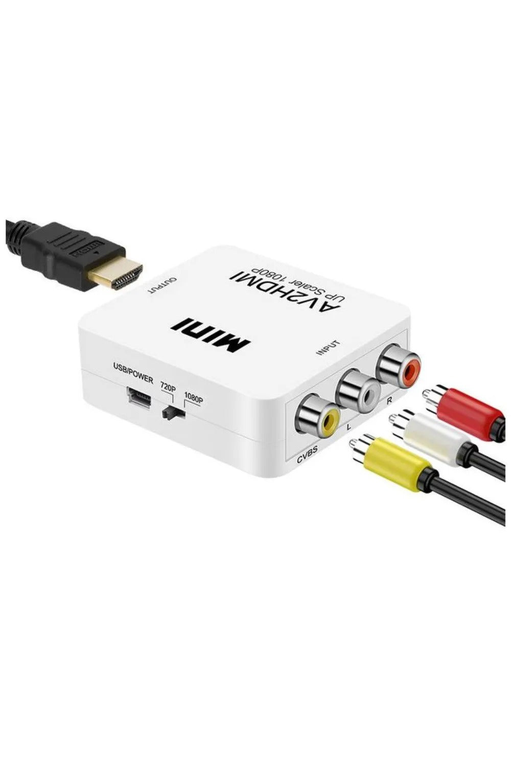 CONVERTIDOR DE AUDIO Y VIDEO A HDMI AV2HDMI