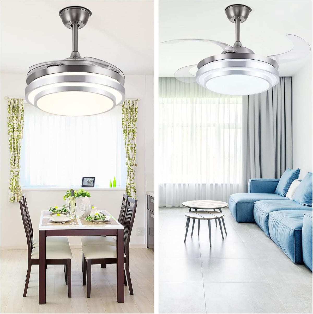 VENTILADOR DE TECHO CON LÁMPARA LED 42" FEL2411182