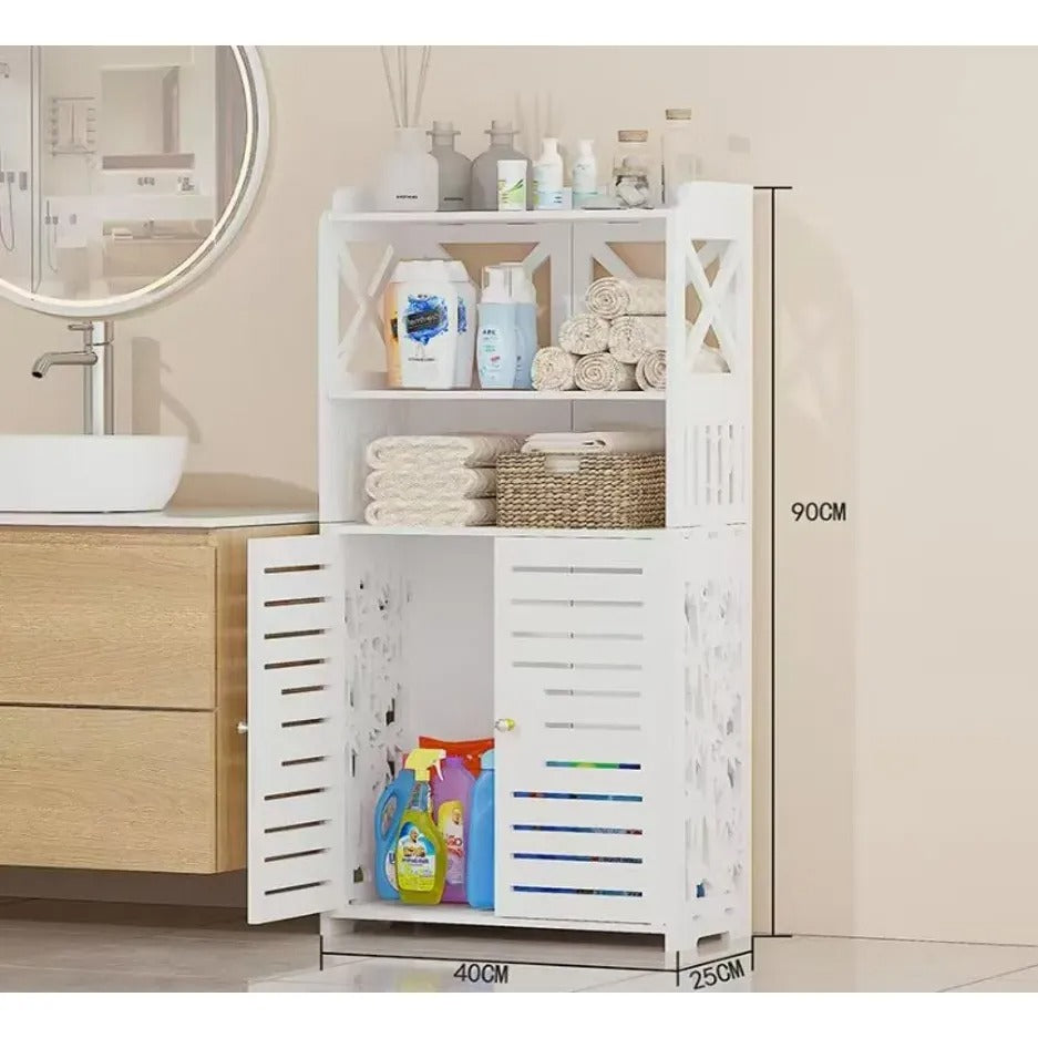 MUEBLE ORGANIZADOR PARA BAÑO DE 4 NIVELES SF1782