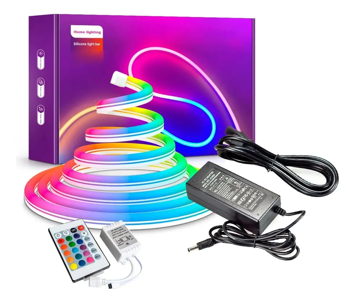 NEÓN LED FLEXIBLE KIT RGB SECUENCIAL 5050 LED-5050NH72TZ-24V-HC