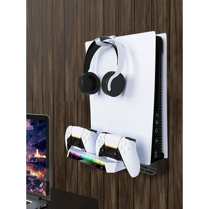 SOPORTE DE PARED PARA PS5 / PS5 SLIM CON RGB YZC-505