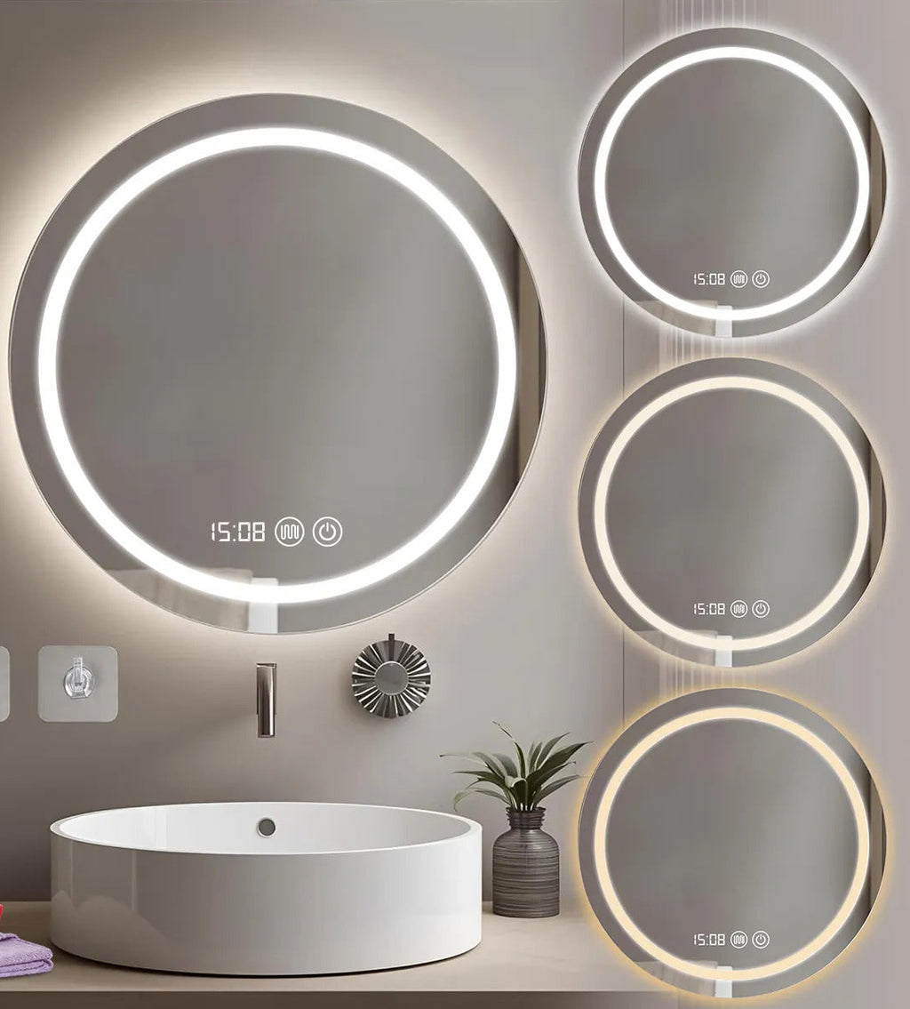 ESPEJO LED TOUCH INTELIGENTE REDONDO