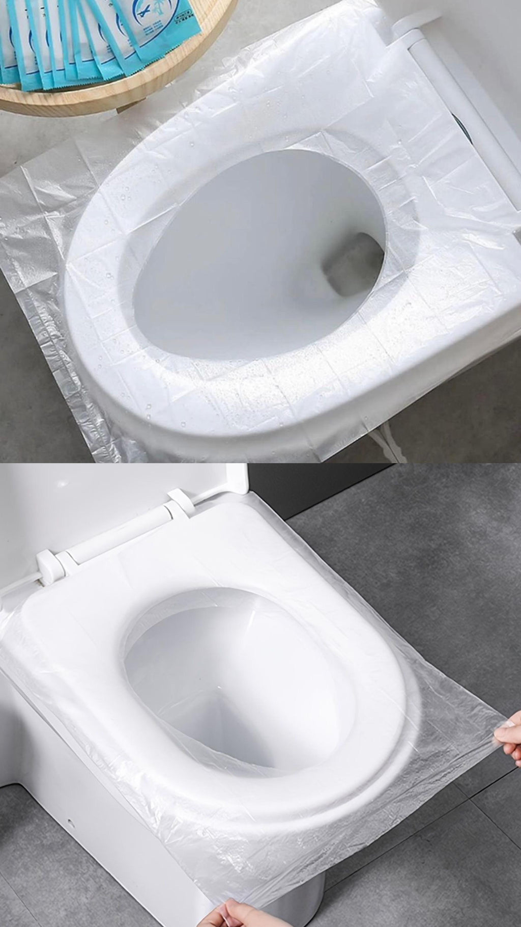 PAQ DE 50 COBERTORES PARA ASIENTO DE INODORO