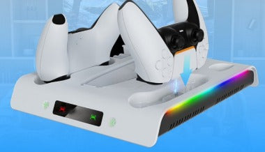 SOPORTE DE PARED PARA PS5 / PS5 SLIM CON RGB YZC-501