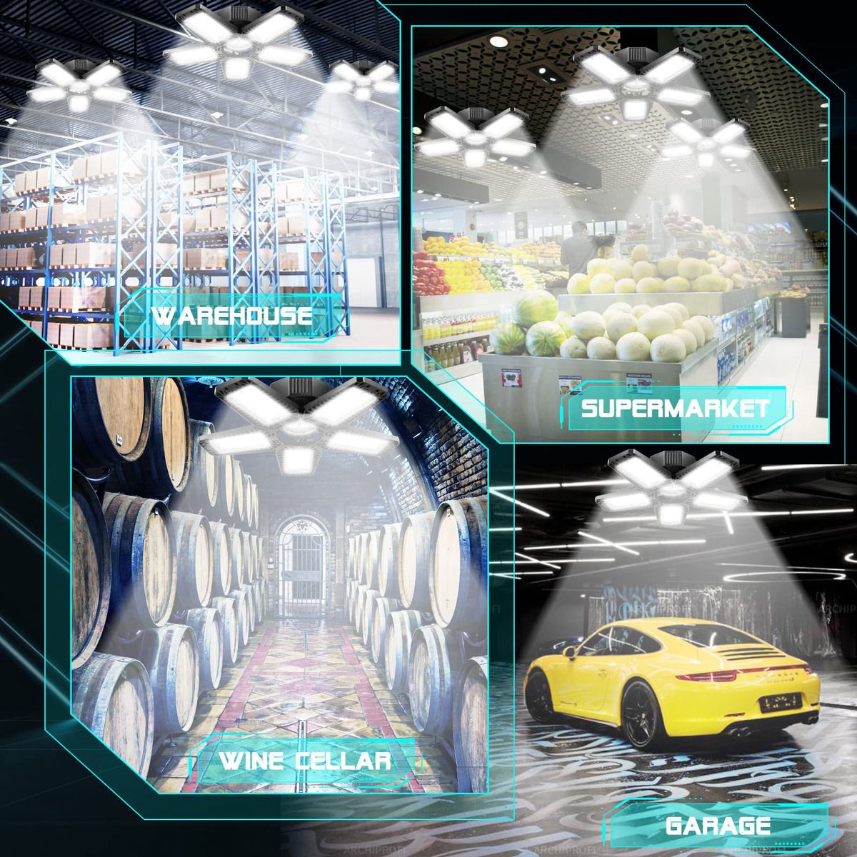 LÁMPARA LED DEFORMABLE 55W