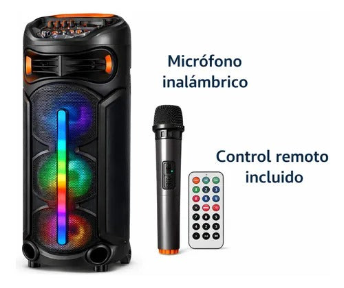 PARLANTE BLUETOOTH CON MICROFONO INALAMBRICO YX-H8307A