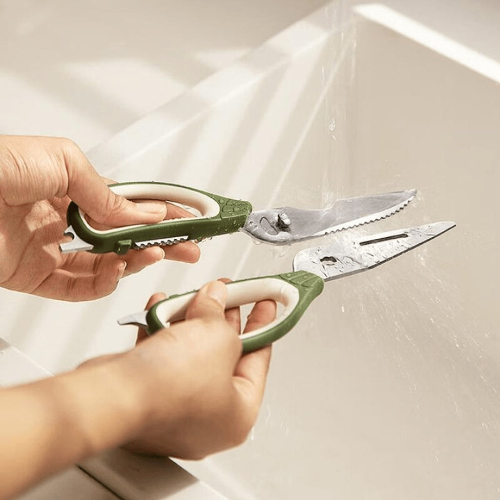 TIJERAS DE COCINA MULTIUSO CON FUNDA