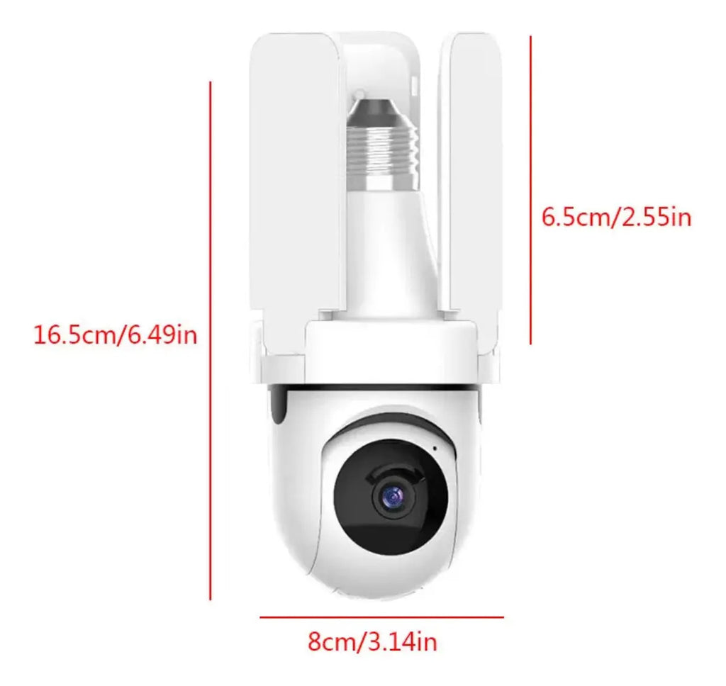 CAMARA WIFI 360° CON LAMPARA