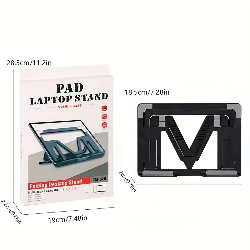SOPORTE PORTÁTIL PARA LAPTOP Y TABLET ZM-020
