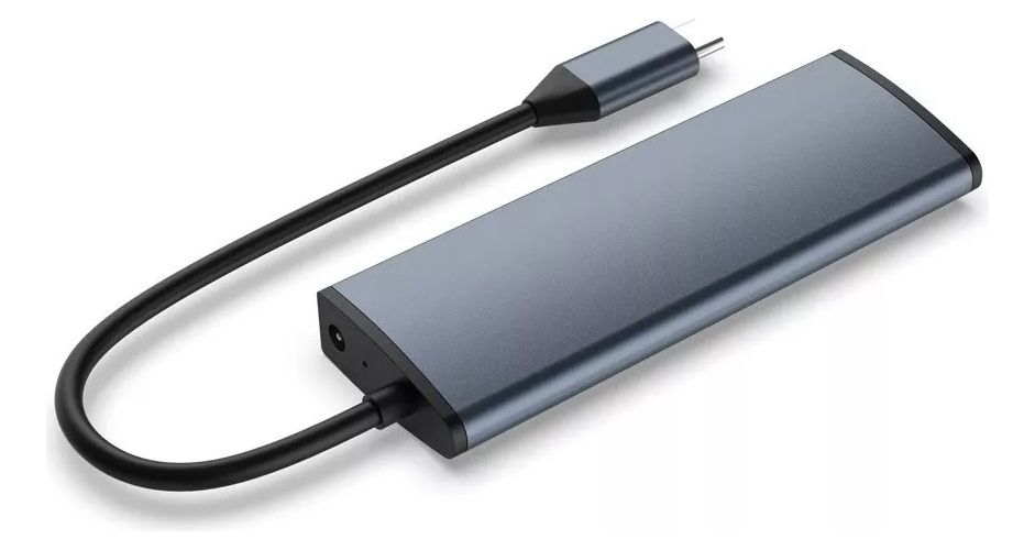 CONECTOR (HUB) USB-C 5 EN 1 MODELO CQT-309B