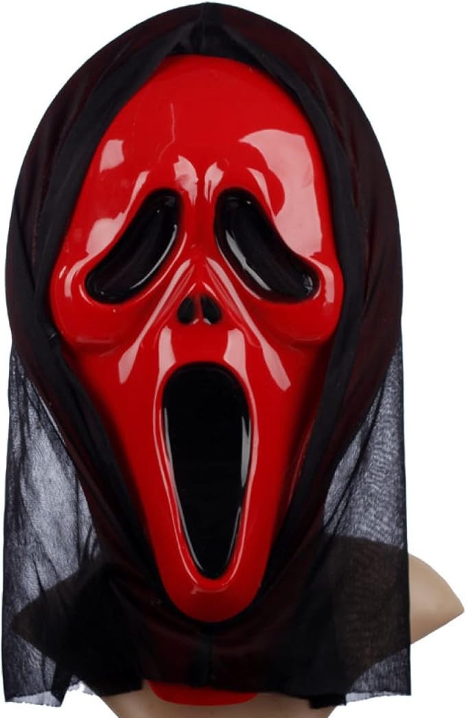 MÁSCARA DE SCREAM ROJA