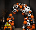 SET DE 61 PZAS GLOBOS CON FONDO DE BRUJA FELIZ HALLOWEEN WS-031