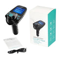 TRANSMISOR FM BLUETOOTH + CARGADOR USB MP3