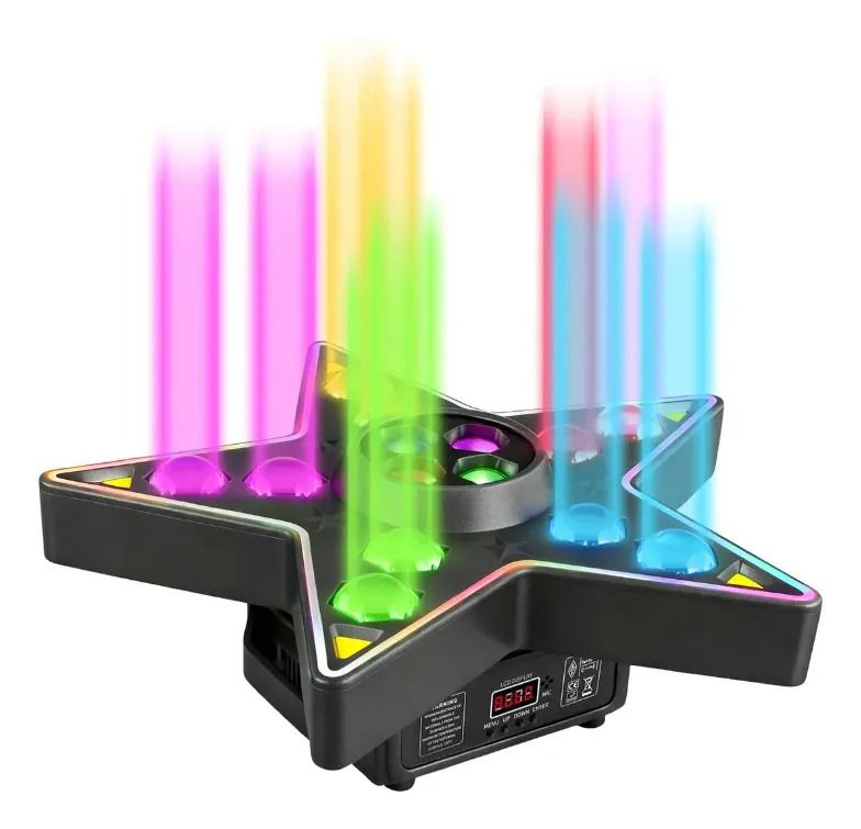 LUZ CABEZA MÓVIL ESTRELLA 180W RGB RSDS-130
