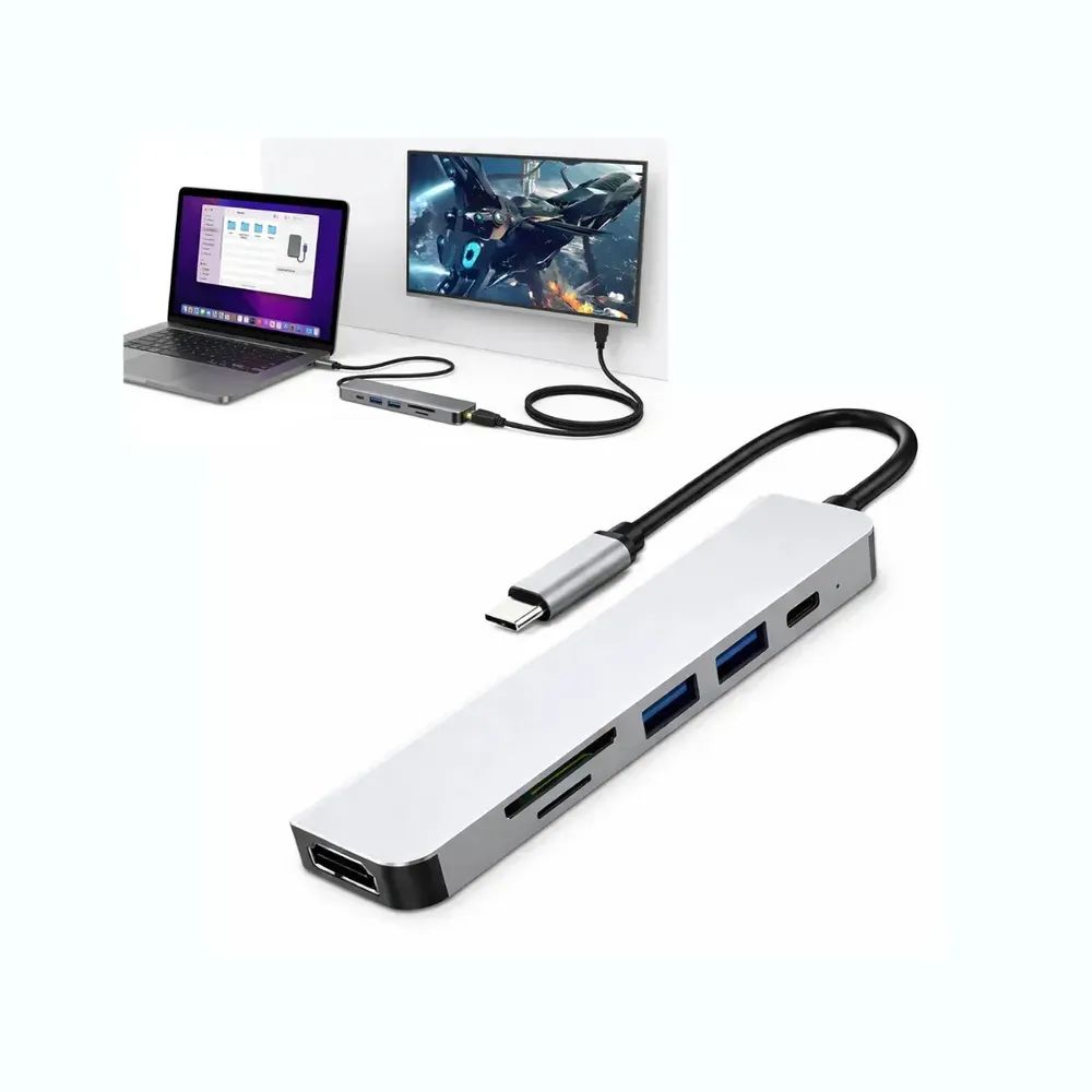 CONCENTRADOR (HUB) USB 5 EN 1 MODELO BYL-2103 U