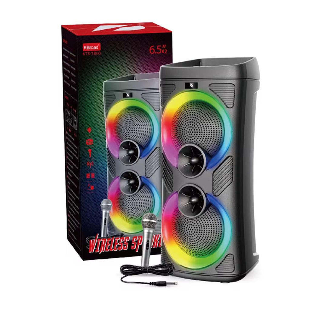 PARLANTE BLUETOOTH CON MICROFONO INALÁMBRICO MODELO KTS-1860
