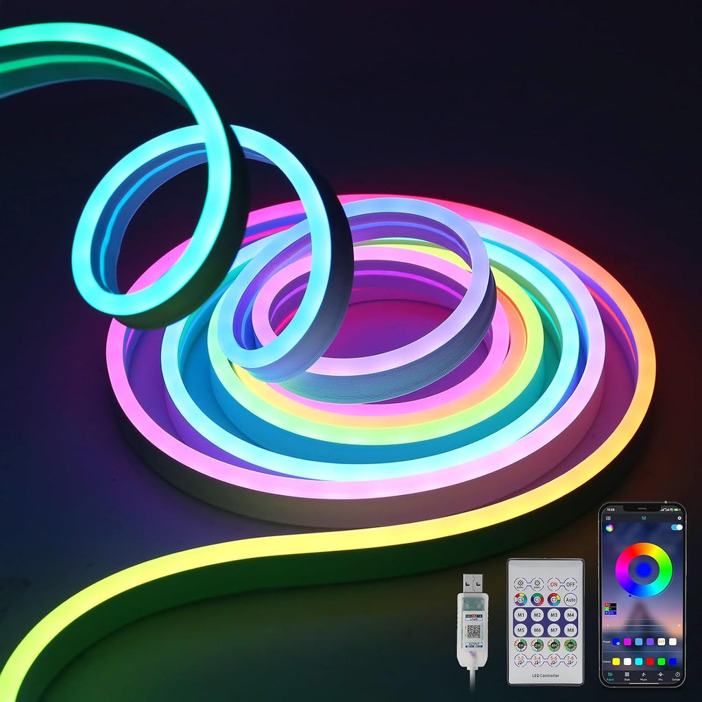 CINTA DE LUZ NEÓN LED 10 METROS ~ FEL2605042