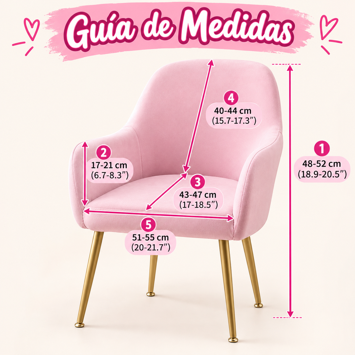 SILLA ESTÉTICA TIPO BUTACA SF1974