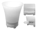 HIELERA CUBETA CON PARLANTE Y LED