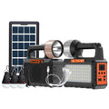 KIT ESTACION SOLAR CON PARLANTE Y BOMBILLOS
