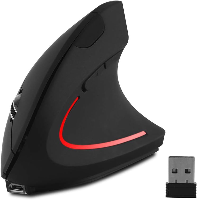 MOUSE ERGONÓMICO VERTICAL INALÁMBRICO JSY-7DW