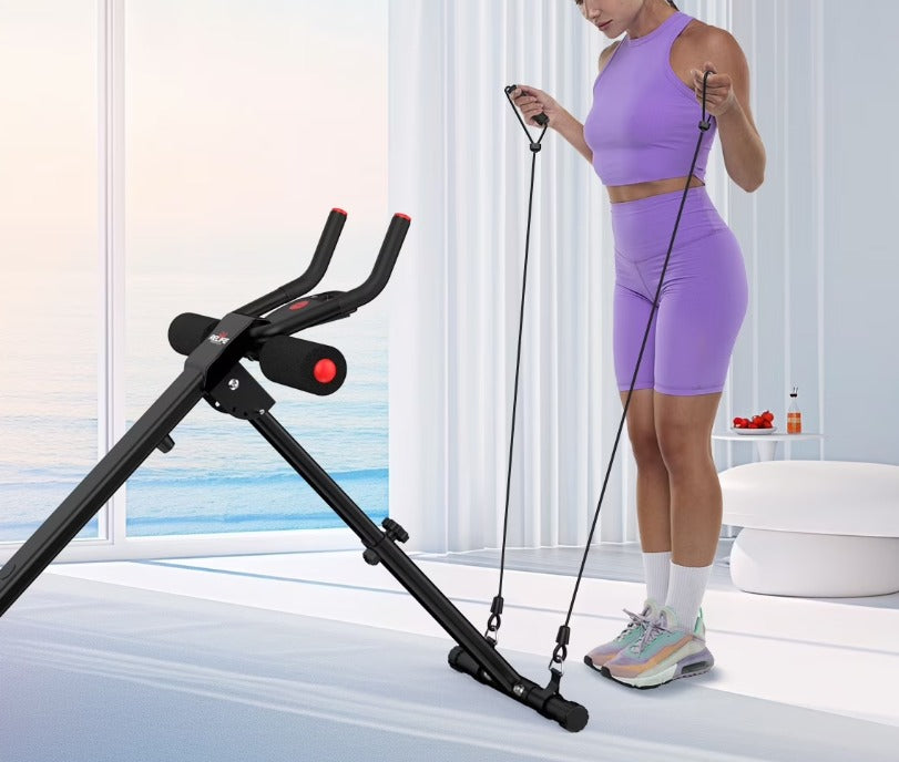 MÁQUINA DE ABDOMINALES Y LIGAS C/CONTADOR DIGITAL