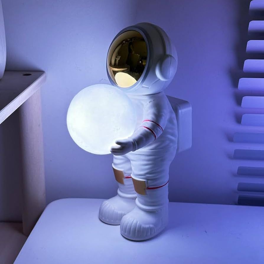 LÁMPARA ASTRONAUTA CON PARLANTE (TRAJE)