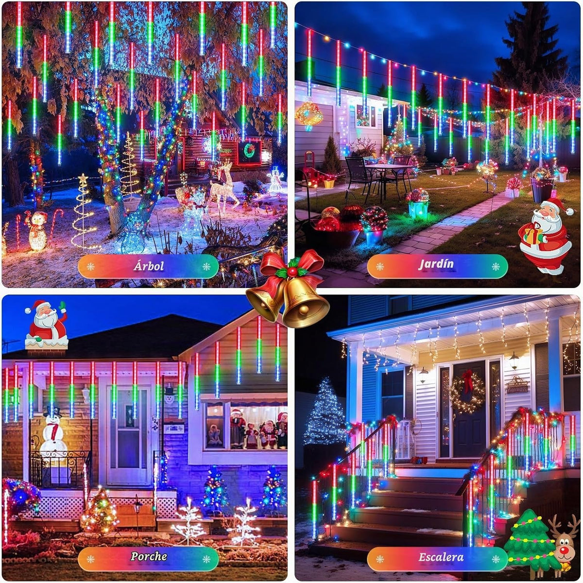 LUCES LED RGB TIPO METEORO 3M - MODELO FEL2605109