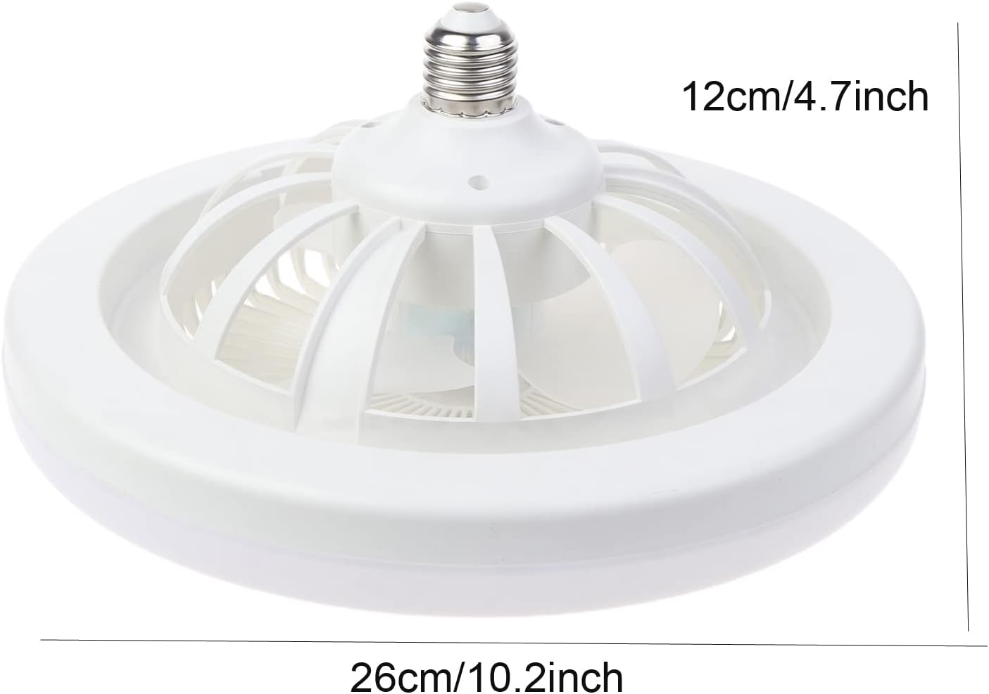 VENTILADOR CON LUZ LED DE TECHO CON CONTROL REMOTO