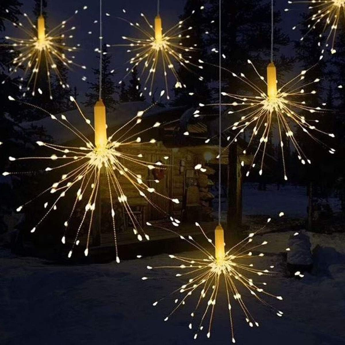 LUCES LED SOLARES TIPO FUEGO ARTIFICIAL - MODELO FEL2605111