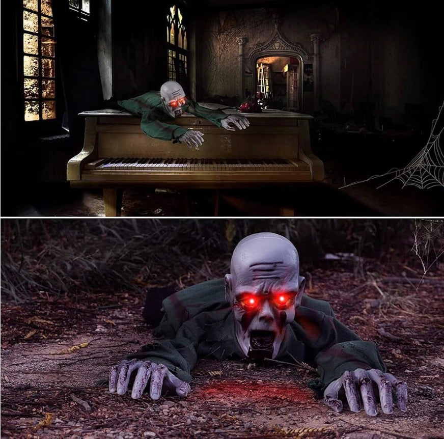 GHOUL RASTRERO ANIMADO DE HALLOWEEN