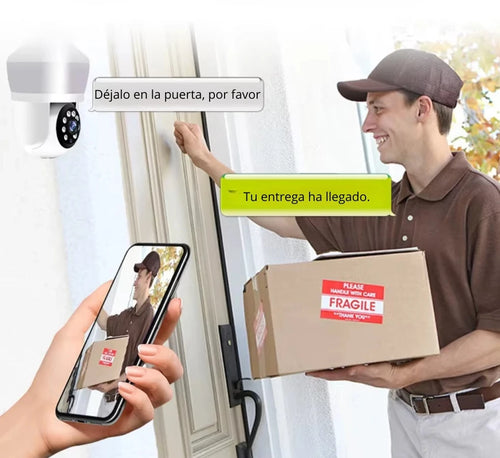 BOMBILLO CAMARA WIFI CON LAMPARA 1540P