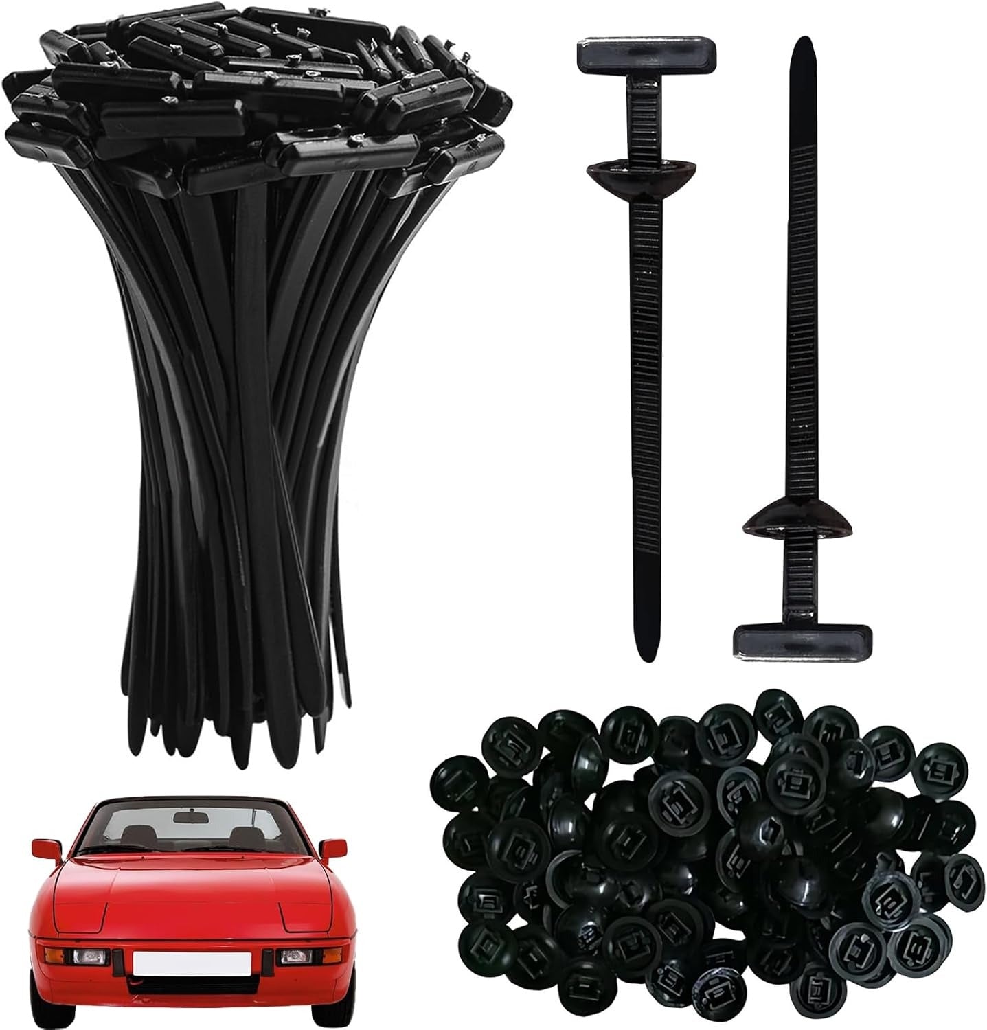 GASAS PLASTICAS PARA CARROCERIA SET 25 UNIDADES