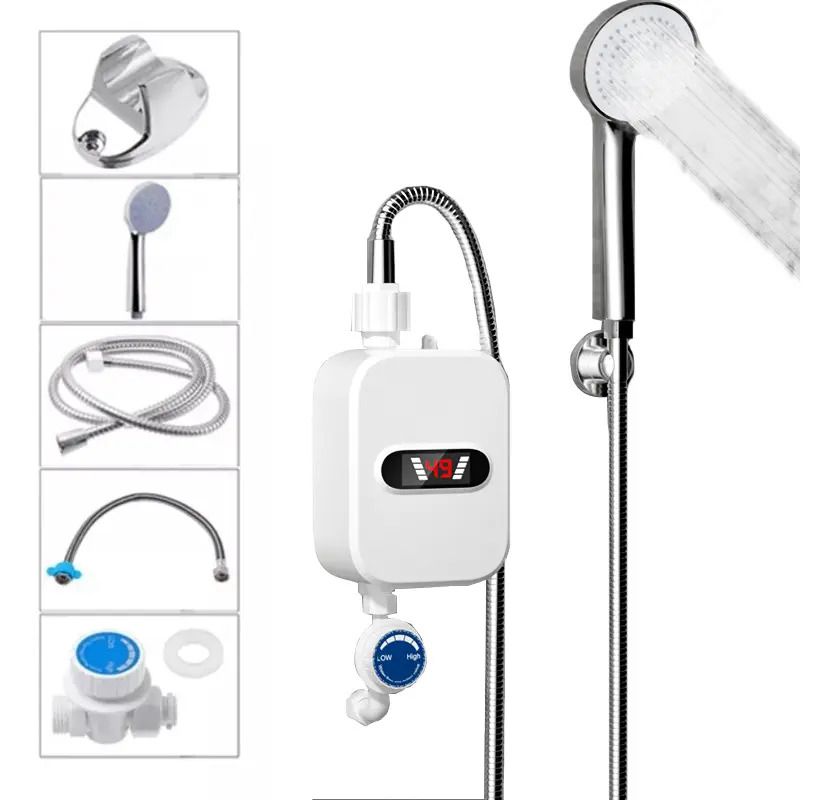 DUCHA ELECTRICA 110V CON CALENTADOR INCLUIDO MOD RX-021