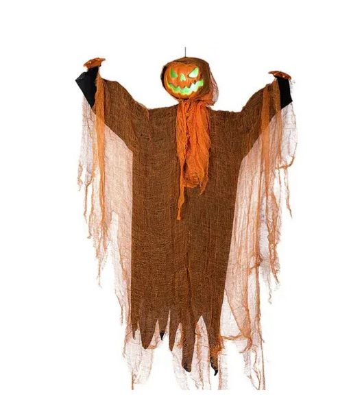 HALLOWEEN PROP HANGING PUMPKIN MONSTER 120CM