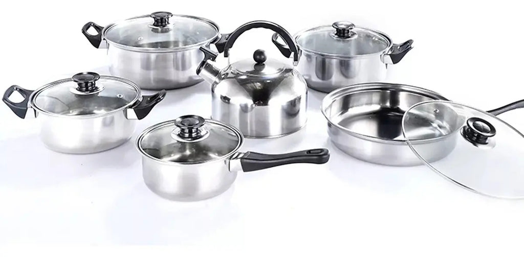SET DE OLLAS 6 PIEZAS CON TETERA SHENGBIDE